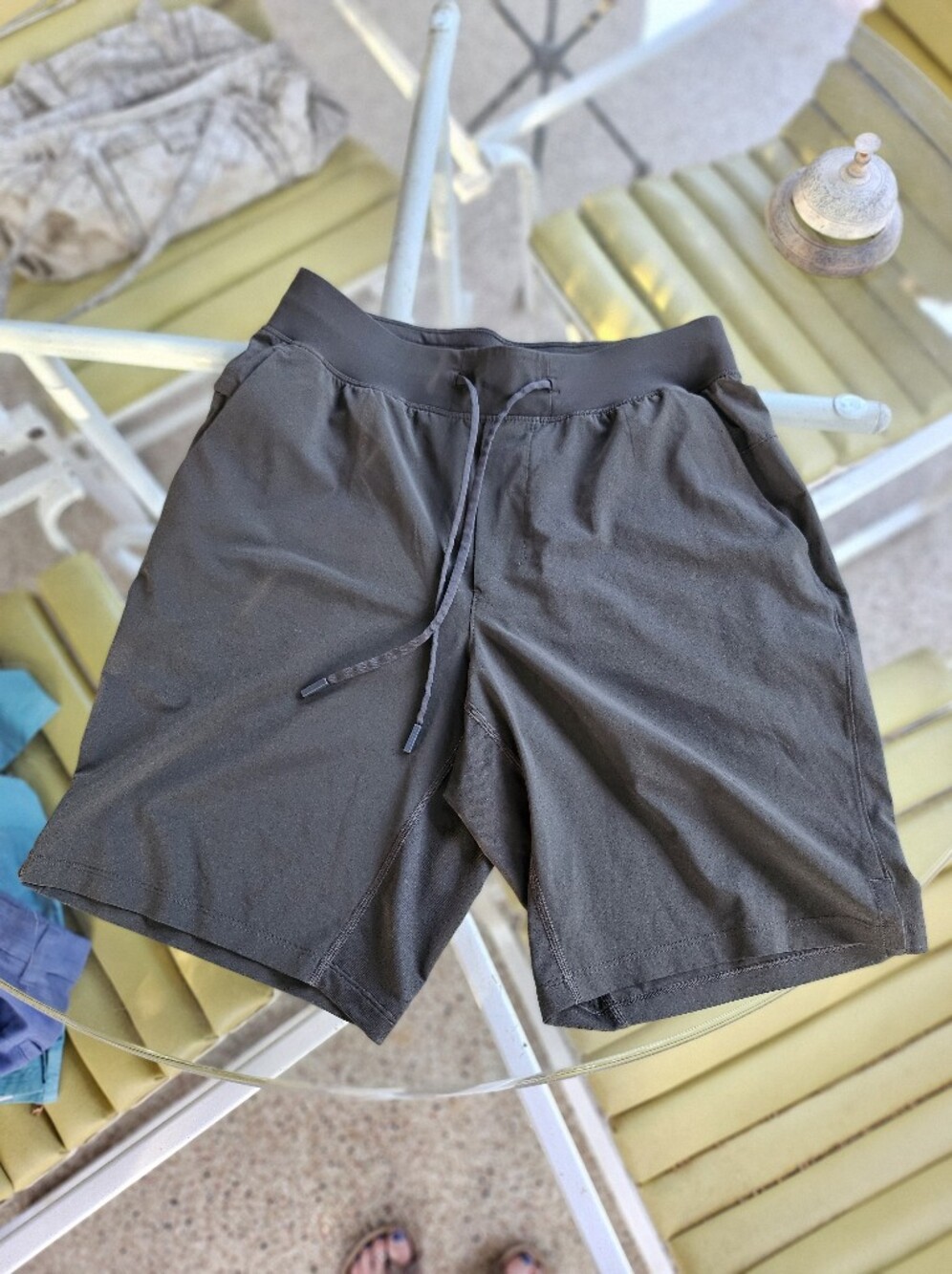 lululemon athletica Men's Charcoal Athletic Drawstring Shorts M